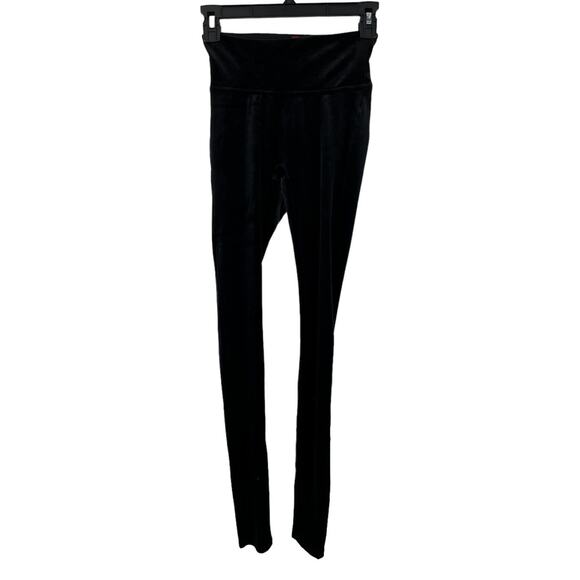 Spanx Pants velvet pull on black X-Small XS - Picture 1 of 6